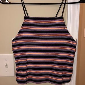 NWOT: Multi colored crop top